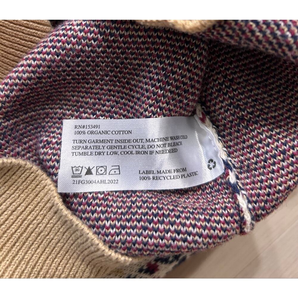Hope & Henry Organic Mock-Neck Sweater Cape, Size 2T-3 - Picture 8 of 8